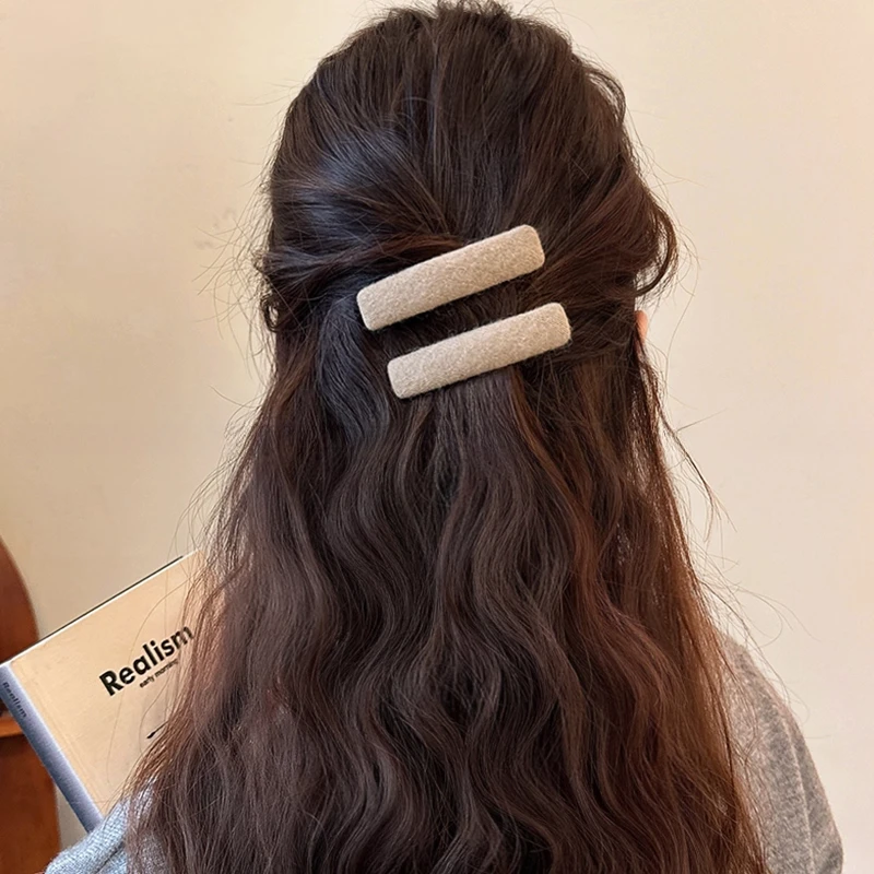 韩国新色 纯色长方形BB夹碎发刘海夹 文艺清新彩色布艺发夹边夹女,淘宝优惠券,粉丝福利购,淘宝优惠卷