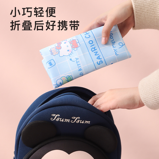 三丽鸥儿童专用手帕女士随身可爱小方巾幼儿园小学生擦汗擦手手绢