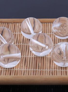 玻璃diy透明风水葫芦散珠