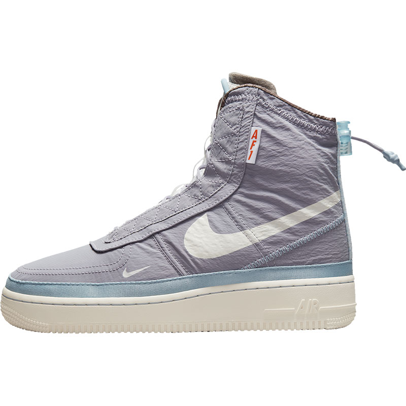 Nike/耐克女子2021新款AF1 Shell运动高帮绑带机能板鞋DO7450-511-图3