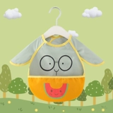 Детский водонепроницаемый нагрудник для еды, мультяшный слюнявчик для новорожденных для младенца, в западном стиле, с карманом