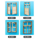 Model doors and windows mini DIY handmade sand tray