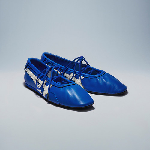 [新品]Onitsuka Tiger鬼塚虎GYMNARINA™女款蓝色芭蕾风休闲鞋 - 图0