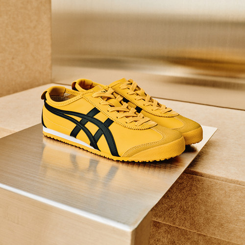 [经典]Onitsuka Tiger鬼塚虎MEXICO 66™男女复古黄色黑色休闲鞋 - 图0