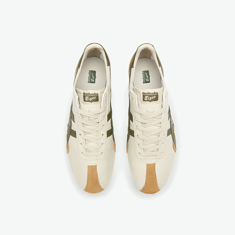 Onitsuka Tiger鬼塚虎RUNSPARK米黄色男女鞋夏季复古运动休闲鞋