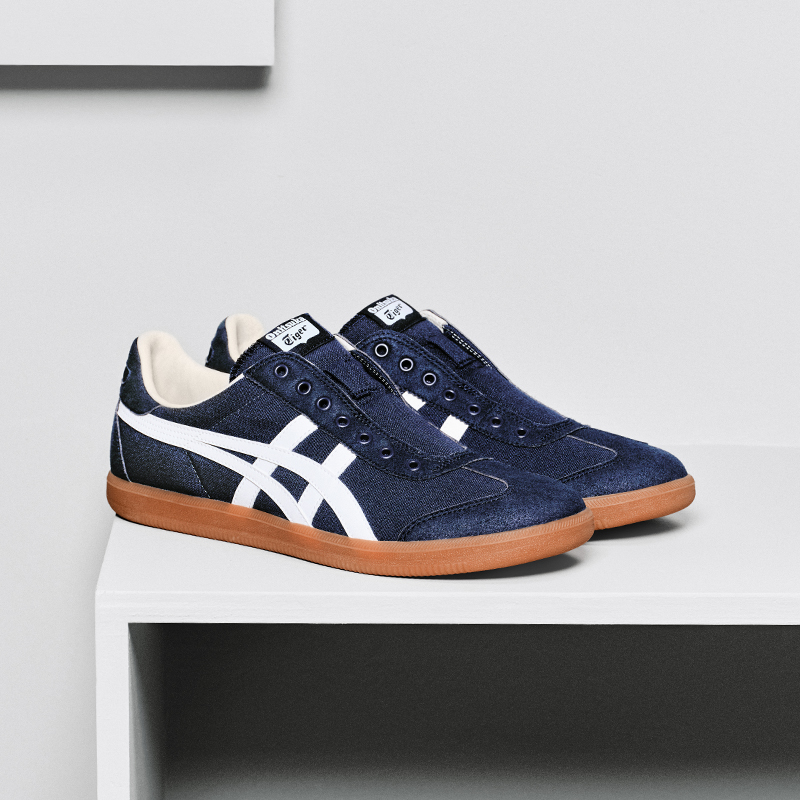 [新品]Onitsuka Tiger鬼塚虎TOKUTEN SLIP-ON深蓝色一脚蹬德训鞋 - 图0