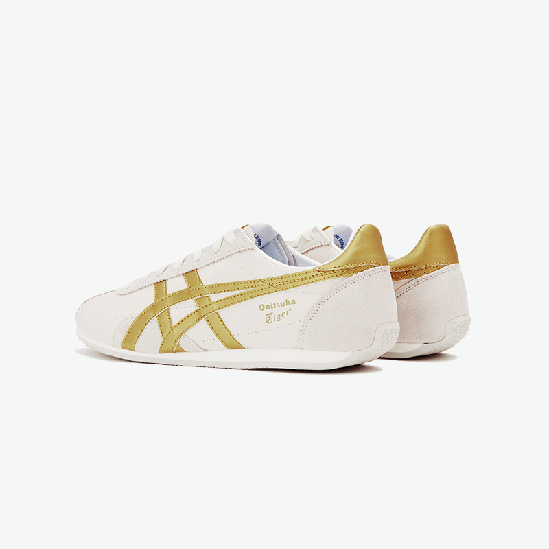 Onitsuka Tiger鬼塚虎RUNSPARK男女经典百搭慢跑鞋金色舒适休闲鞋-图3