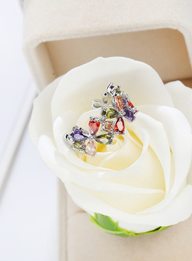 四叶草2DSTYLE女水晶简约网红