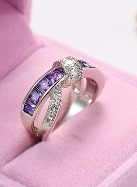 男女通用铜日韩交叉指环