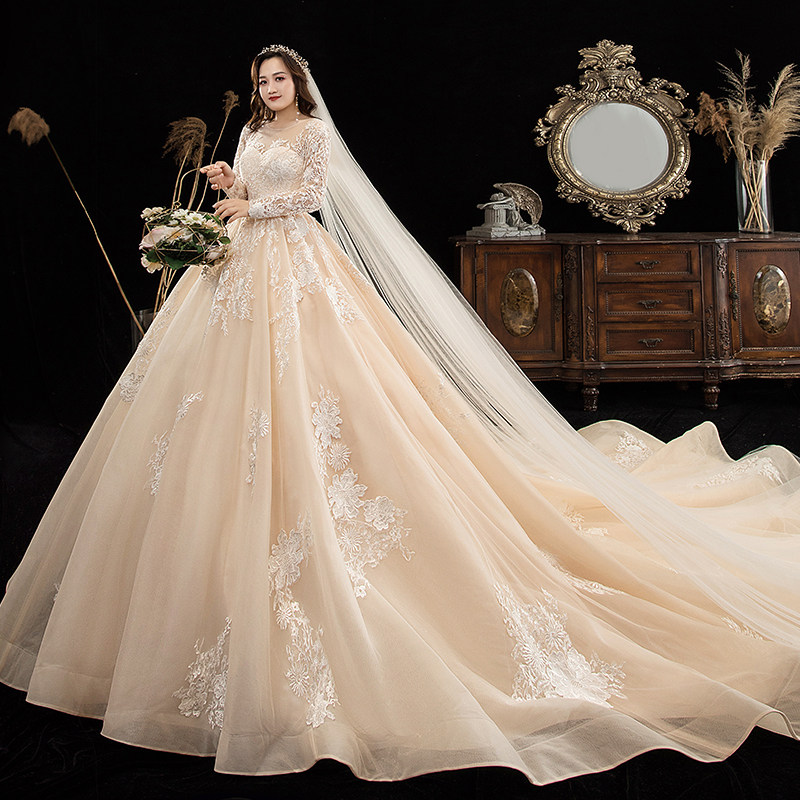 婚纱2020新款新娘胖mm 200斤欧式 磬之缘服饰婚纱