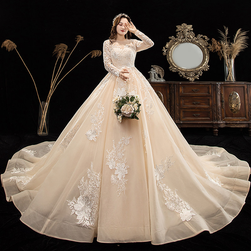 婚纱2020新款新娘胖mm 200斤欧式 磬之缘服饰婚纱