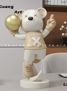 卡通潮玩软装饰品树脂桌面摆设