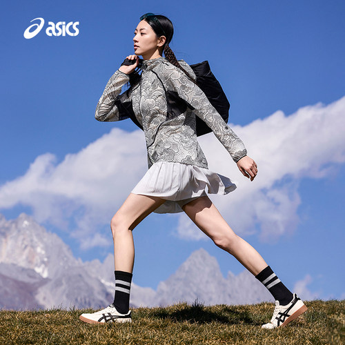 ASICS亚瑟士官方板鞋JAPAN S休闲鞋男女低帮薄底板鞋 - 图1