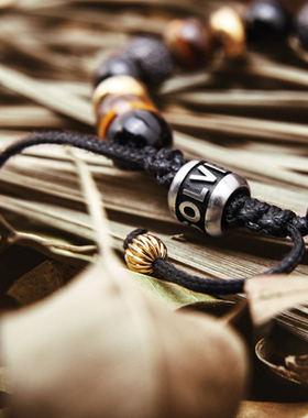 Dissolve小众10mm天然石手链男