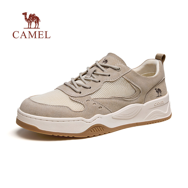 骆驼男鞋2024夏秋季新款百搭时尚透气网面运动鞋厚底增高休闲板鞋,淘宝优惠券,粉丝福利购,淘宝优惠卷