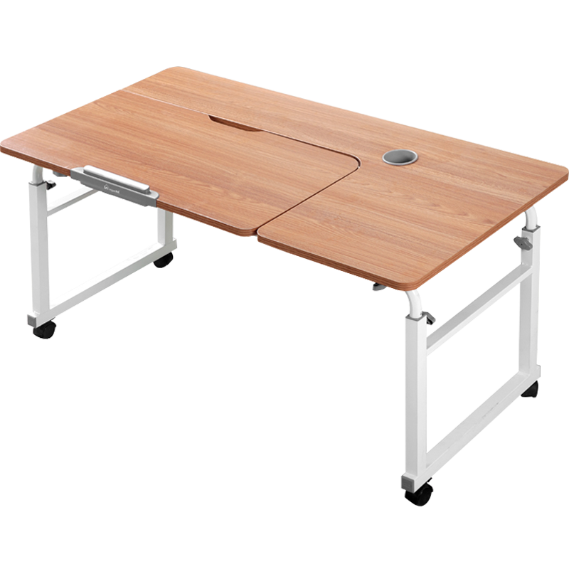 跨床桌可移动床上书桌学生电脑懒人桌台式床边写字台家用学习桌子 - 图3