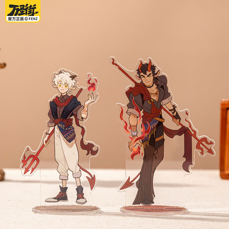 非人哉官方店万圣街八周年系列亚克力立牌原创柯式印刷装饰摆件 - 图1