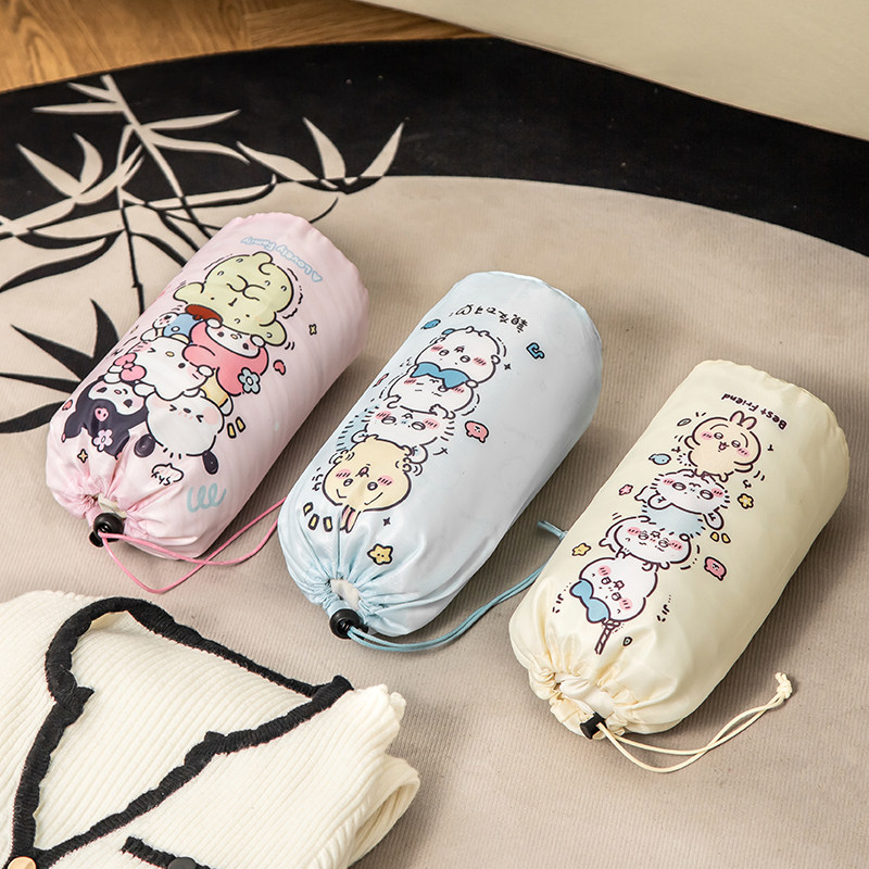 衣物收纳袋可爱卡通抽绳收束内衣羽绒服便携旅行收纳袋吉伊卡哇,淘宝优惠券,粉丝福利购,淘宝优惠卷