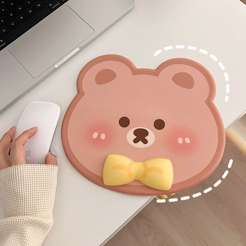 Мышка, напульсники, силиконовый трехмерный милый крем для рук с бантиком