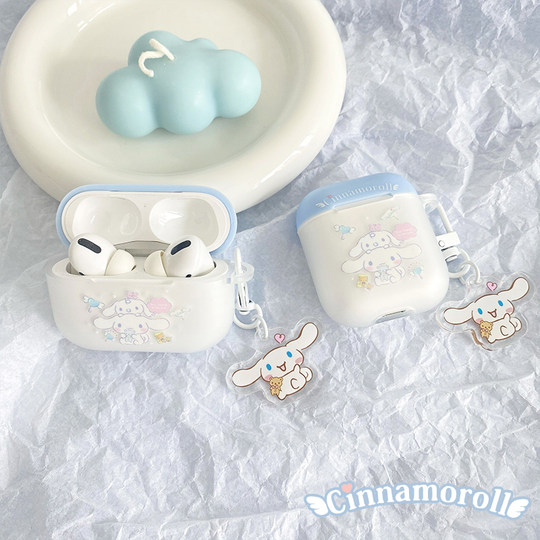 Apple earphone case transparent and cute tpu protective cover