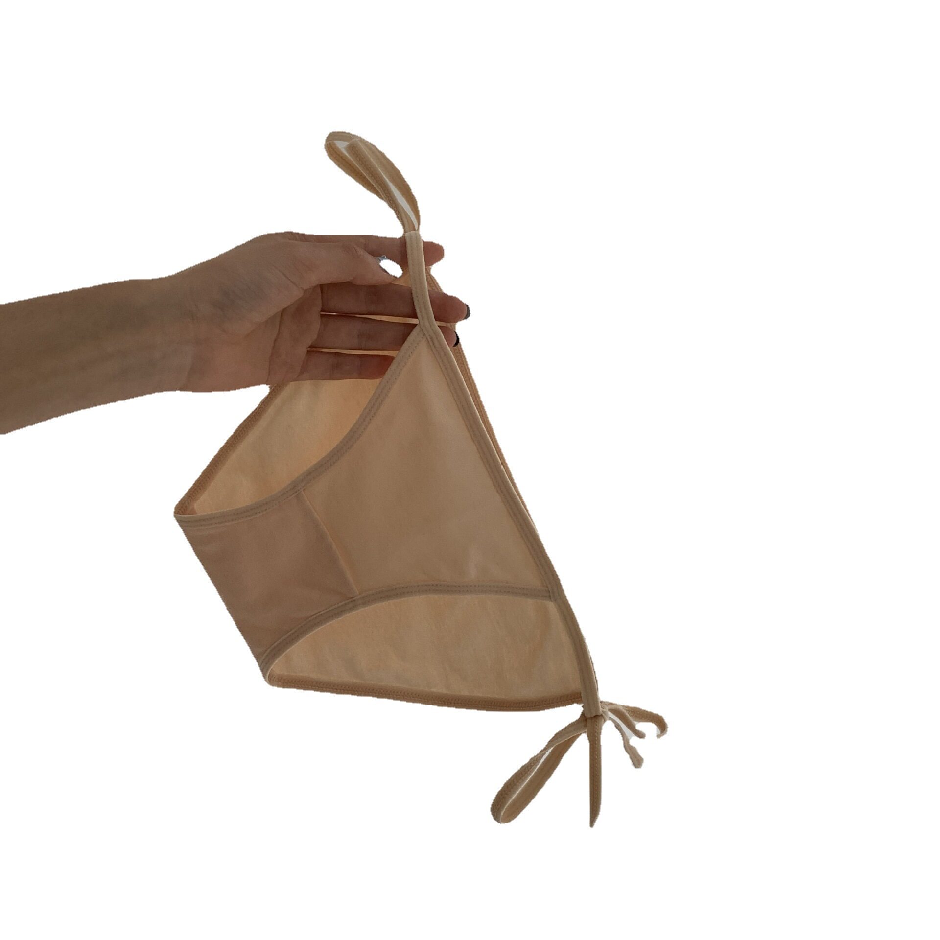 可解开绑带甜美纯欲风女生高开叉系带蕾丝内裤性感纯棉女士三角裤,淘宝优惠券,粉丝福利购,淘宝优惠卷