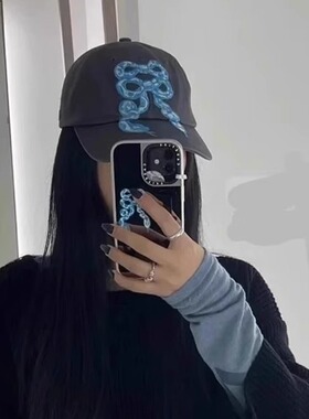现货 OPENYY 25春季新款设计师品牌蛇年限定鸭舌帽棒球帽男女同款
