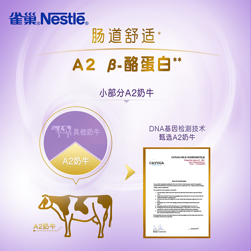 【雀巢】a2妈妈孕产妇配方900g*奶粉 雀巢母婴孕产妇奶粉