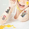 Zootopia Waterproof Cartoon Decorative Tattoo Sticker