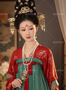 古风汉服眉心贴彩绘防水纹身贴