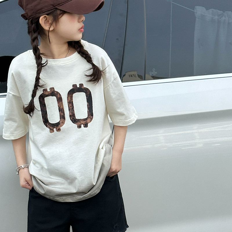 【清仓】女童T恤夏季儿童韩范潮牌上衣中大童棉质宽松短袖夏装,淘宝优惠券,粉丝福利购,淘宝优惠卷