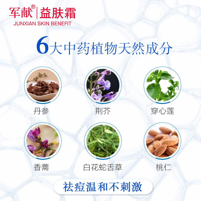 军献神器水杨酸膏闭口粉刺正品面霜 军献化妆品乳液/面霜