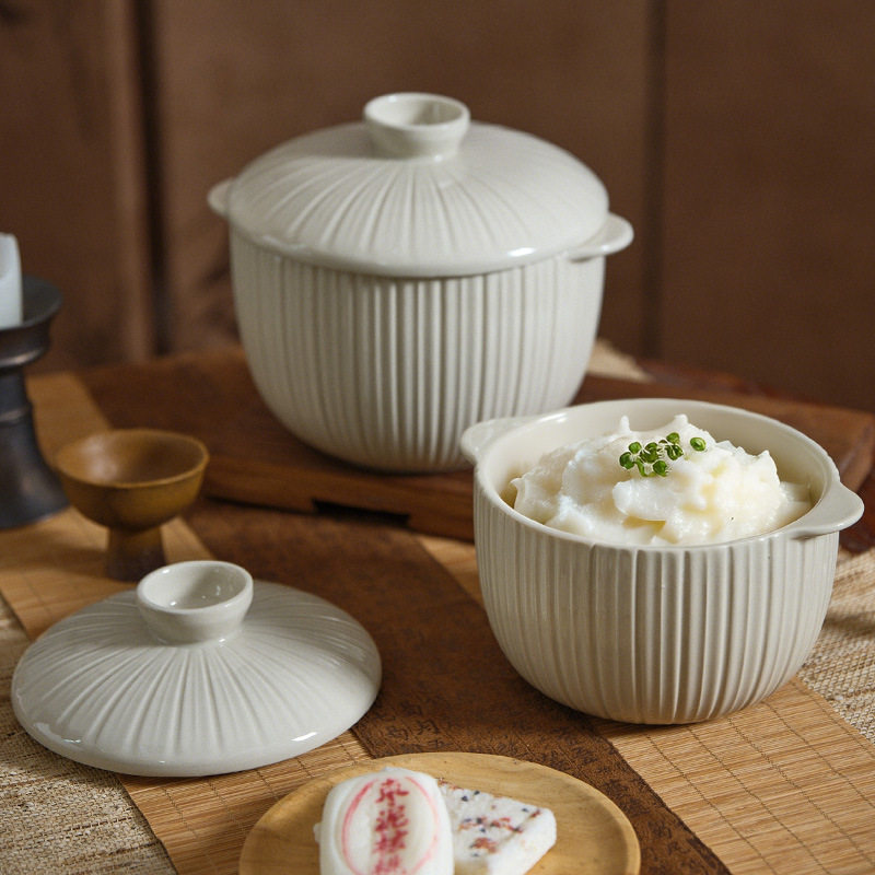 家用双耳陶瓷猪油罐带盖勺耐高温陶瓷大容量储物罐辣椒油泼辣子罐,淘宝优惠券,粉丝福利购,淘宝优惠卷