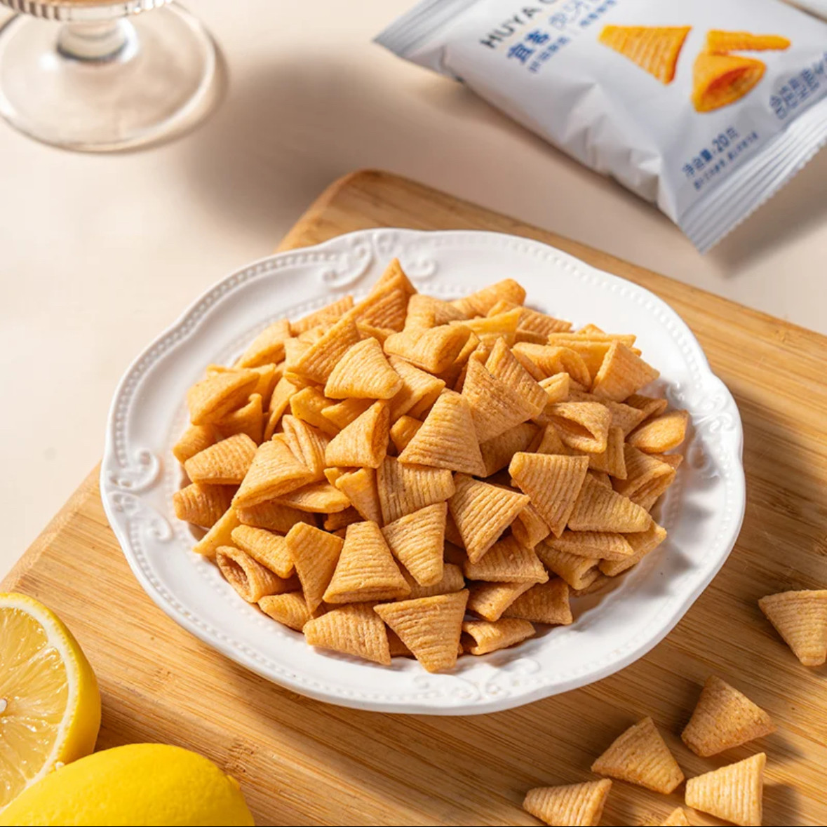 麦德龙会员超市代购麦臻选膨化食品尖角脆咔嗞脆宜客虎牙脆烧烤味