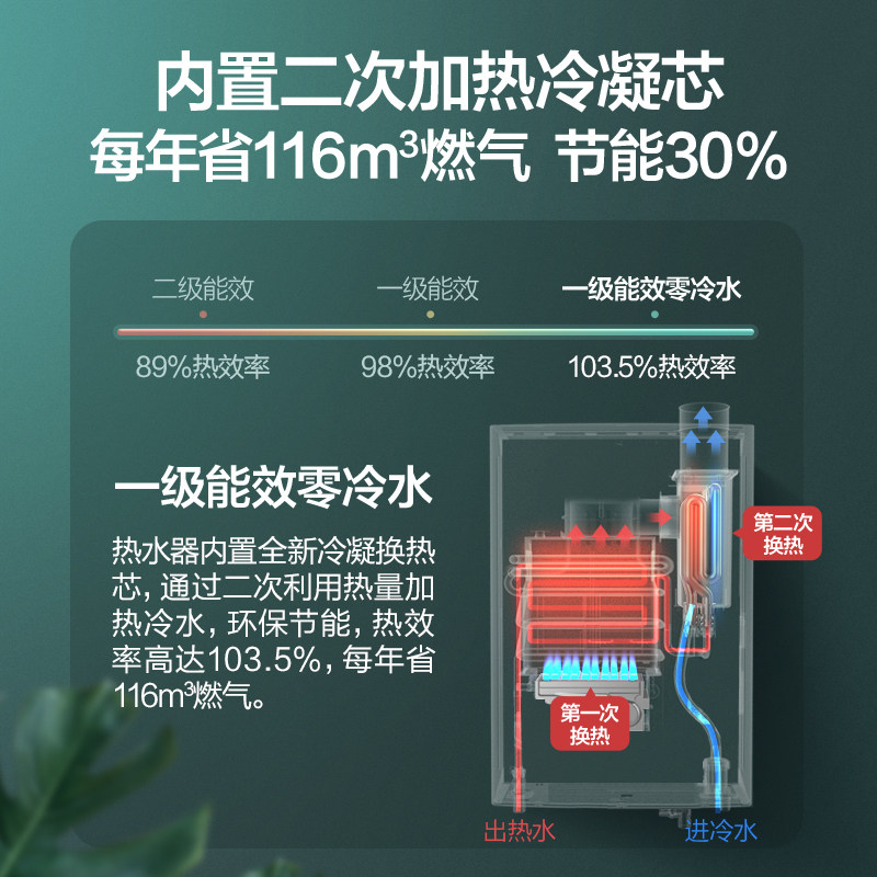 万和电家用天然气零冷水16l升防冻 vanward万和燃气热水器