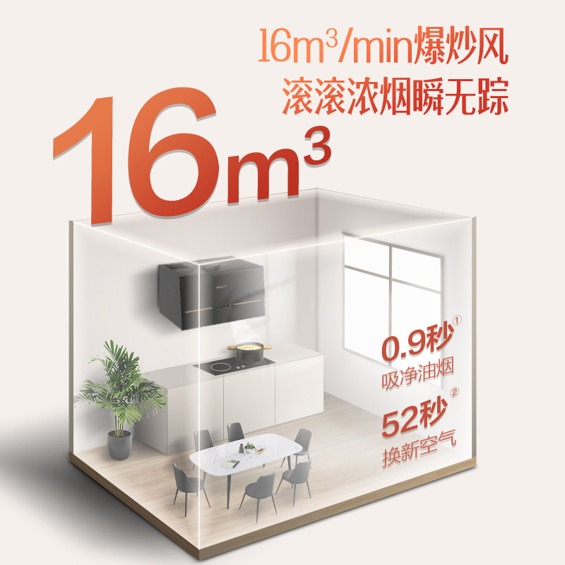 万和小型脱排抽大吸力中式油烟机 vanward万和油烟机