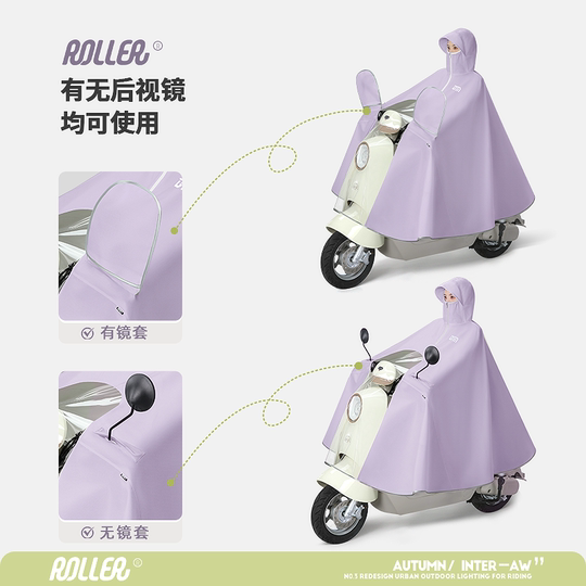 Una nueva generación de impermeable espesado patentado de cobertura total que no moja