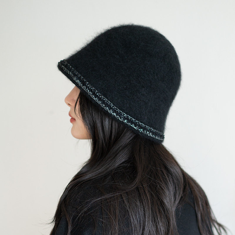 疯帽子 miu系兔毛渔夫帽子女小香风羊毛盆帽水桶帽显脸小秋冬新,淘宝优惠券,粉丝福利购,淘宝优惠卷