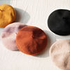 Parent-child style classic 100% wool beret
