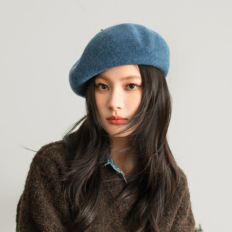 疯帽子 澳洲绵羊毛好品质贝雷帽复古日系蓓蕾帽子女 秋冬季新品,淘宝优惠券,粉丝福利购,淘宝优惠卷