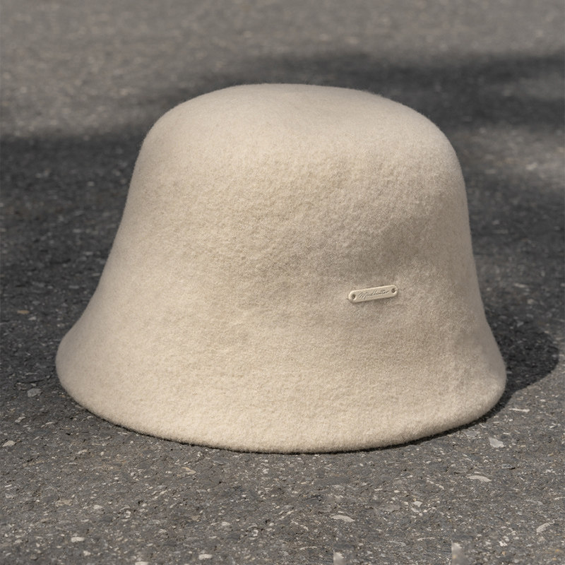 疯帽子 前长后短小头渔夫帽女纯羊毛盆帽保暖百搭显脸小秋冬新,淘宝优惠券,粉丝福利购,淘宝优惠卷