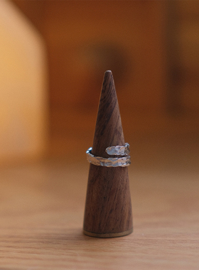 鸟与胡子开口简约925银