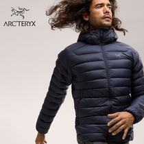 ARCTERYX START BIRD CERIUM HOODY warm man with a hat down jacket