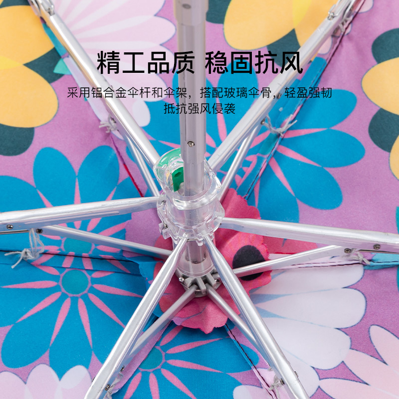 西娅专属fulton富尔顿太阳伞防晒防紫外线晴雨两用女遮阳伞便携