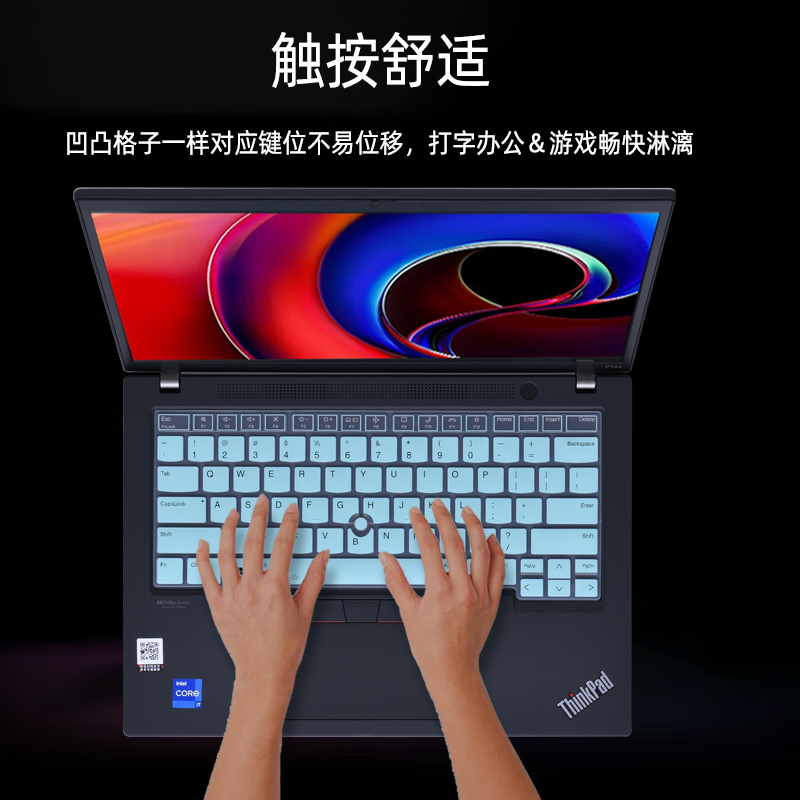 适用2025款联想ThinkPad T14P E14笔记本键盘膜T14 GEN5硅胶透明L14电脑按键保护套P14S防尘E490防水垫T480罩-图3