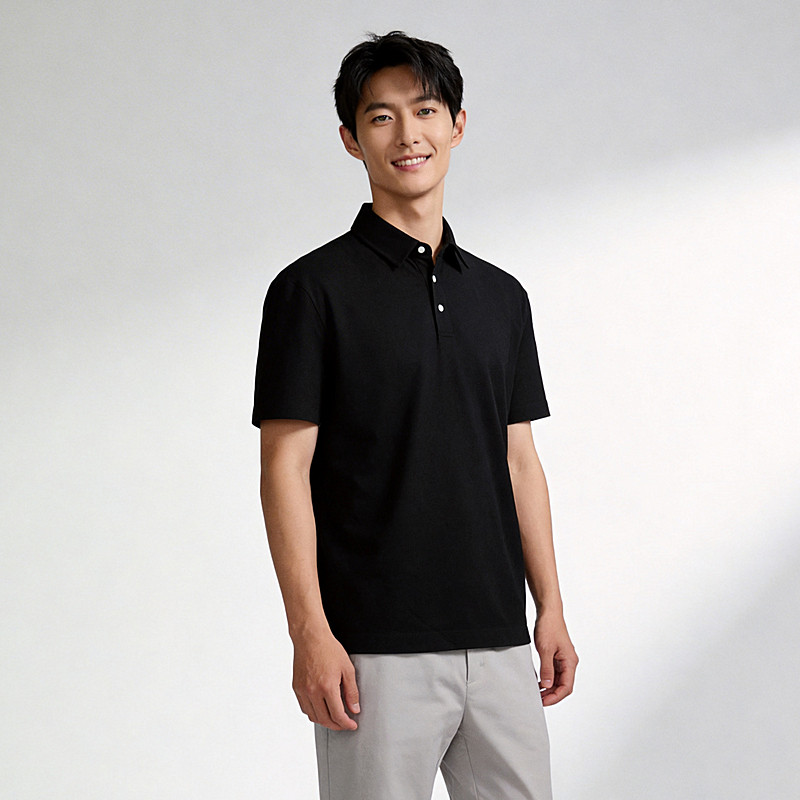 【麻棉+不易变形】雅戈尔旗下HANP夏季男士短袖Polo衫纯色翻领T恤