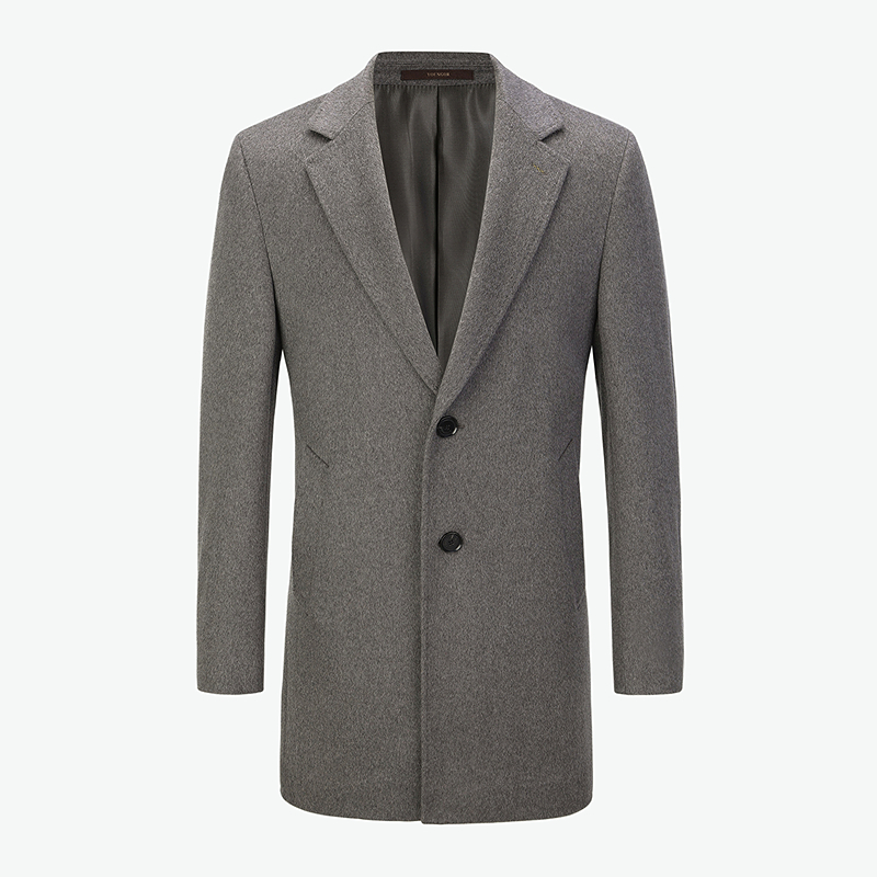 Yager men's coat autumn and winter new official business casual wool coat coat men