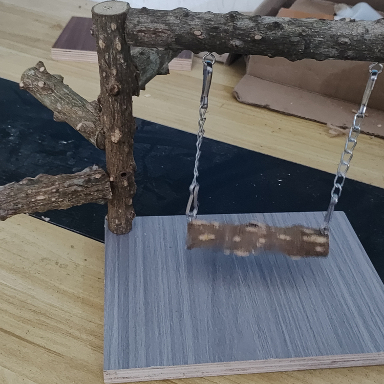 Parrot Pepperwood Training Stand Bird Swing