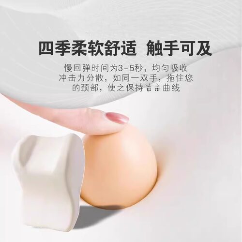 汽车头枕车用颈枕颈椎车内记忆棉座椅枕头高档舒适汽车颈枕可爱枕 - 图1
