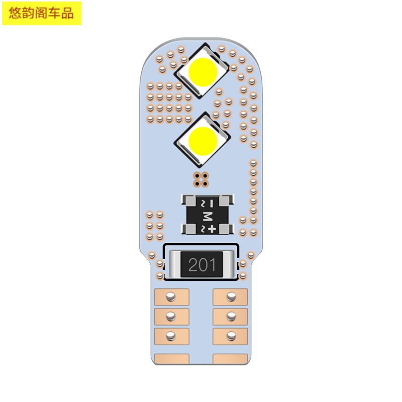 五菱宏光s/s1/s3示宽灯超亮led灯泡透镜改装汽车日行车小灯t10