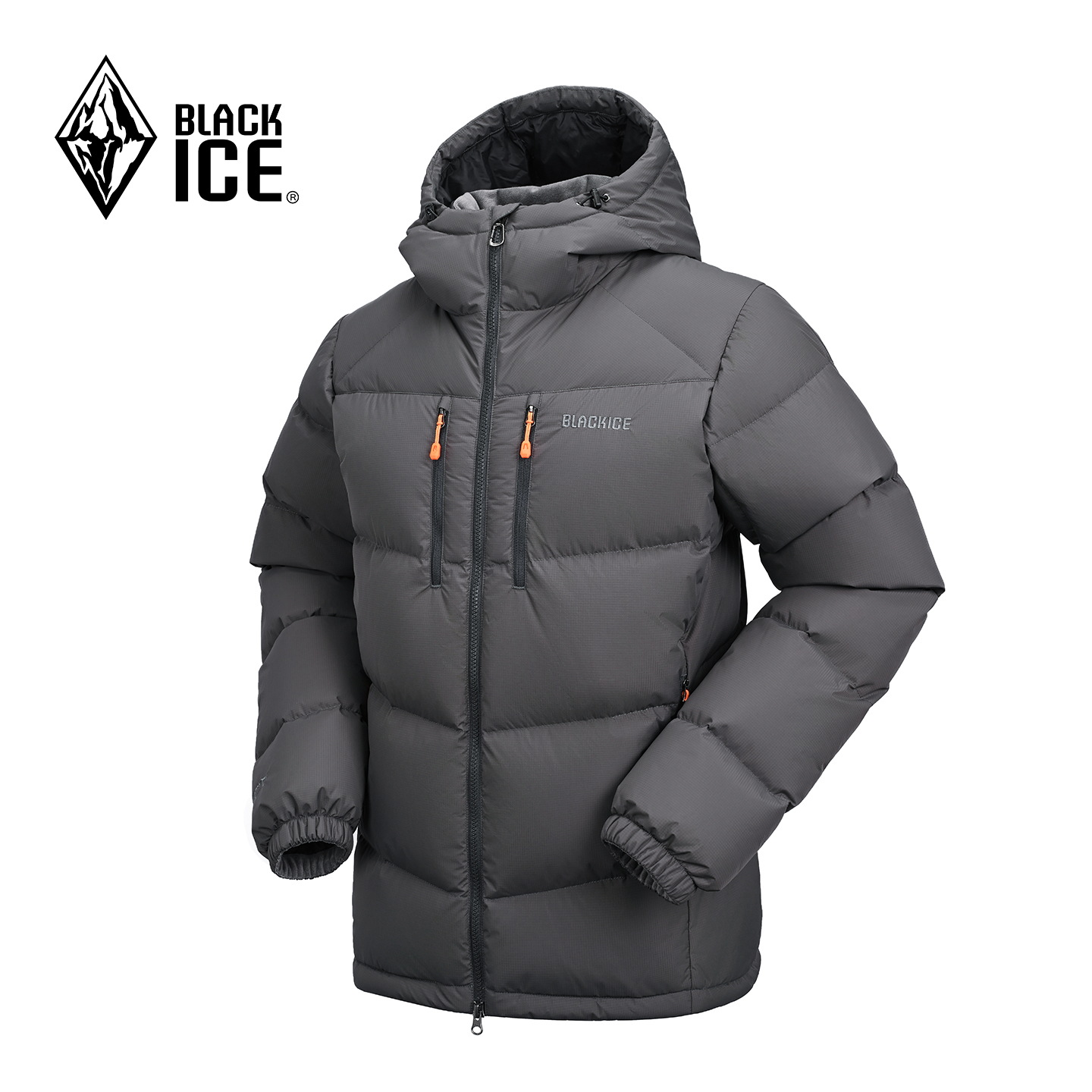 25款黑冰羽绒服F8528加厚冬季保暖羽绒衣拒水鹅绒800蓬极寒防水 - 图3